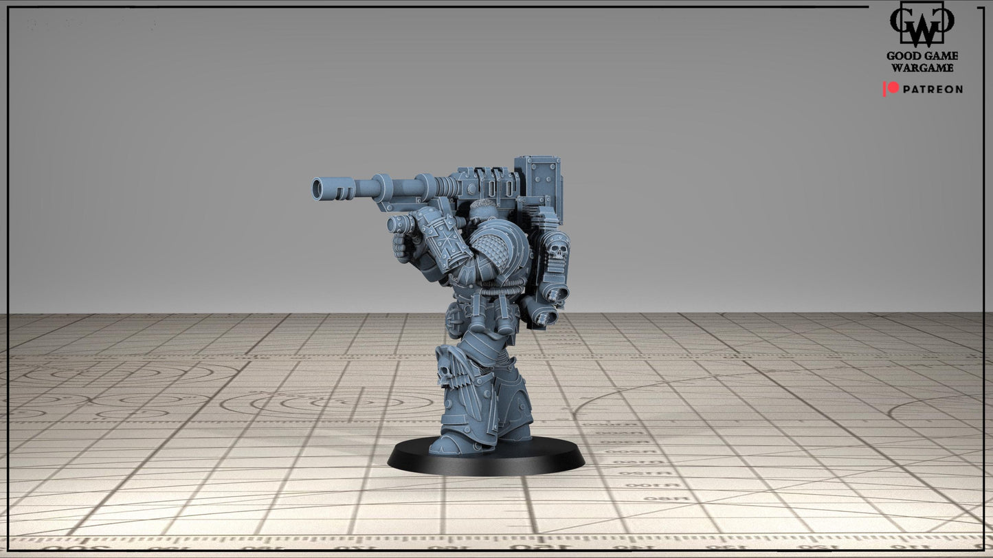 Tonantis Warrior HSQ 1 Thunder Warriors SQ Melee Unit by GGW (5 figures supplied) prebuilt