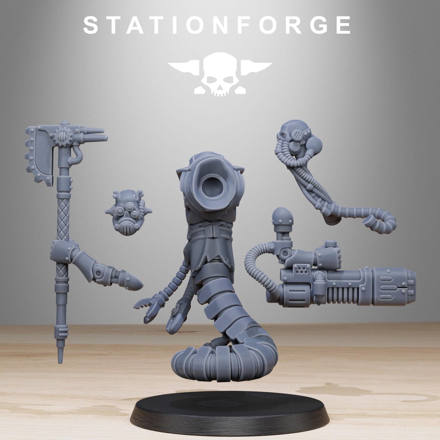 Station Forge Scavenger Serpents Proxy minitures Tabletop RPG Wargaming