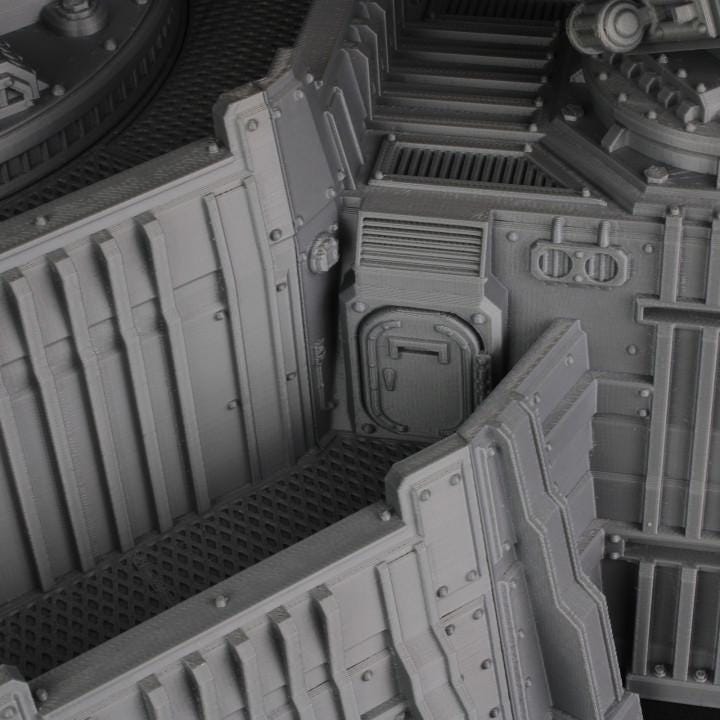 Planetary Defense Cannon Sci fi Structure Scenery Terrain 28/32mm RPG Wargaming custom weapon choice now available
