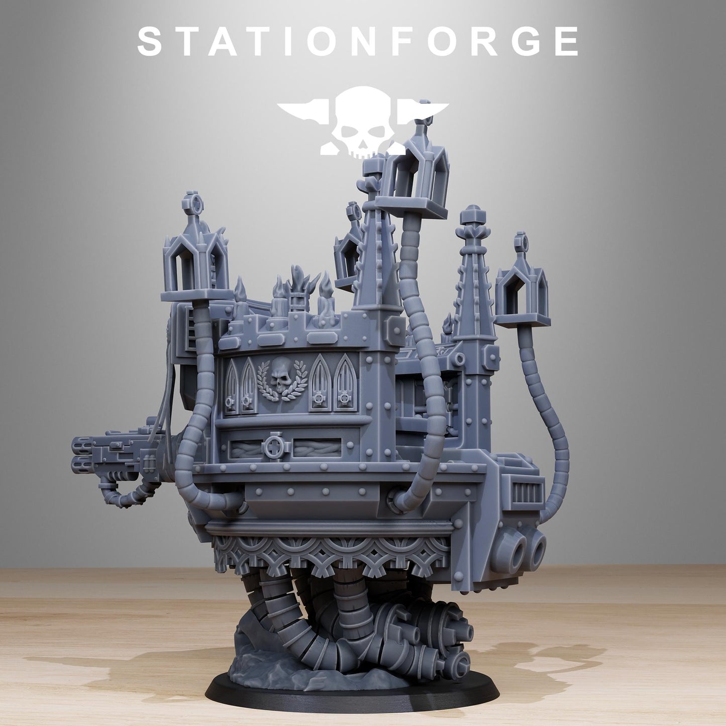 Station Forge Vodalites Pulpit 3d printed proxie Wargames