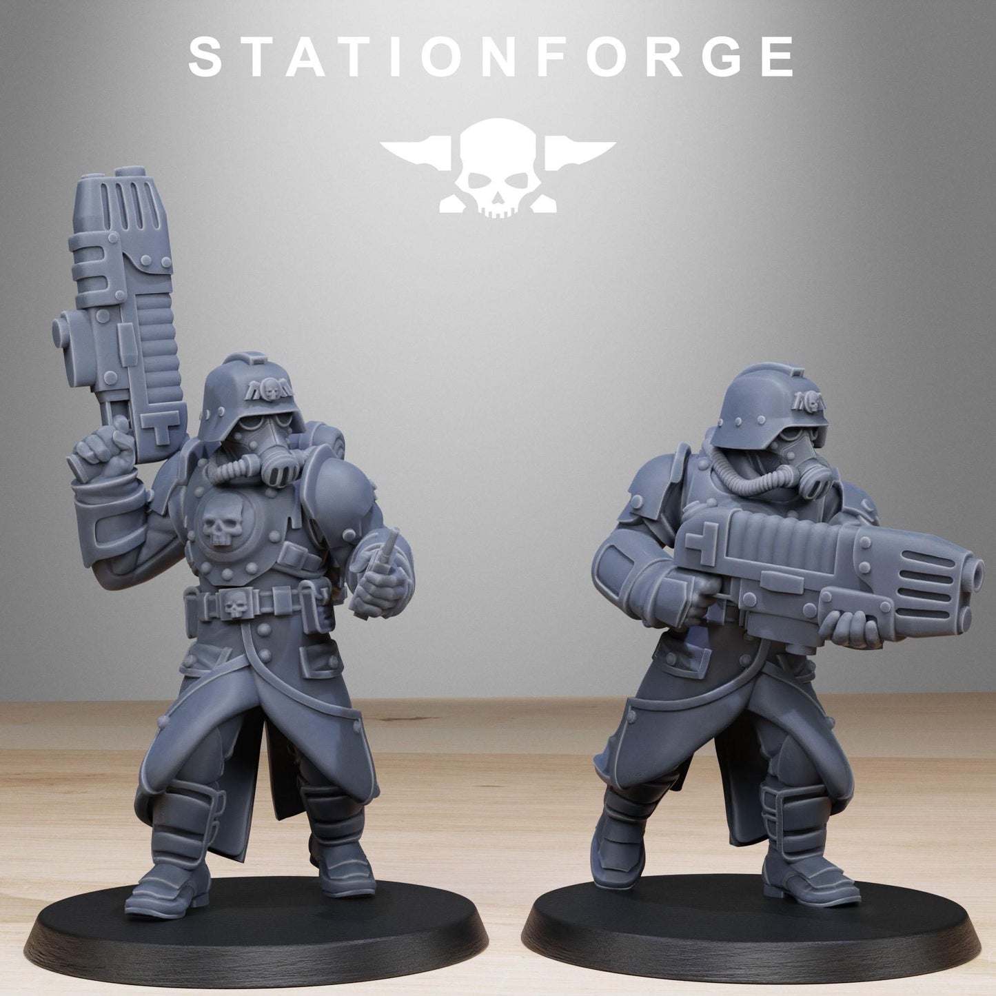 Station Forge Grimguard bombardiers 3d printed proxie Wargames