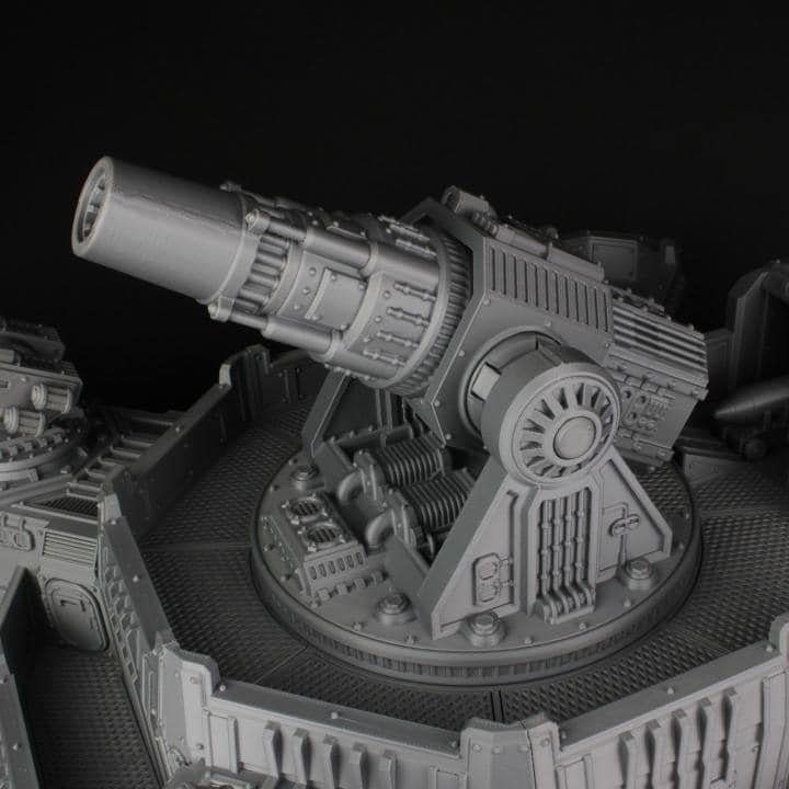 Planetary Defense Cannon Sci fi Structure Scenery Terrain 28/32mm RPG Wargaming custom weapon choice now available