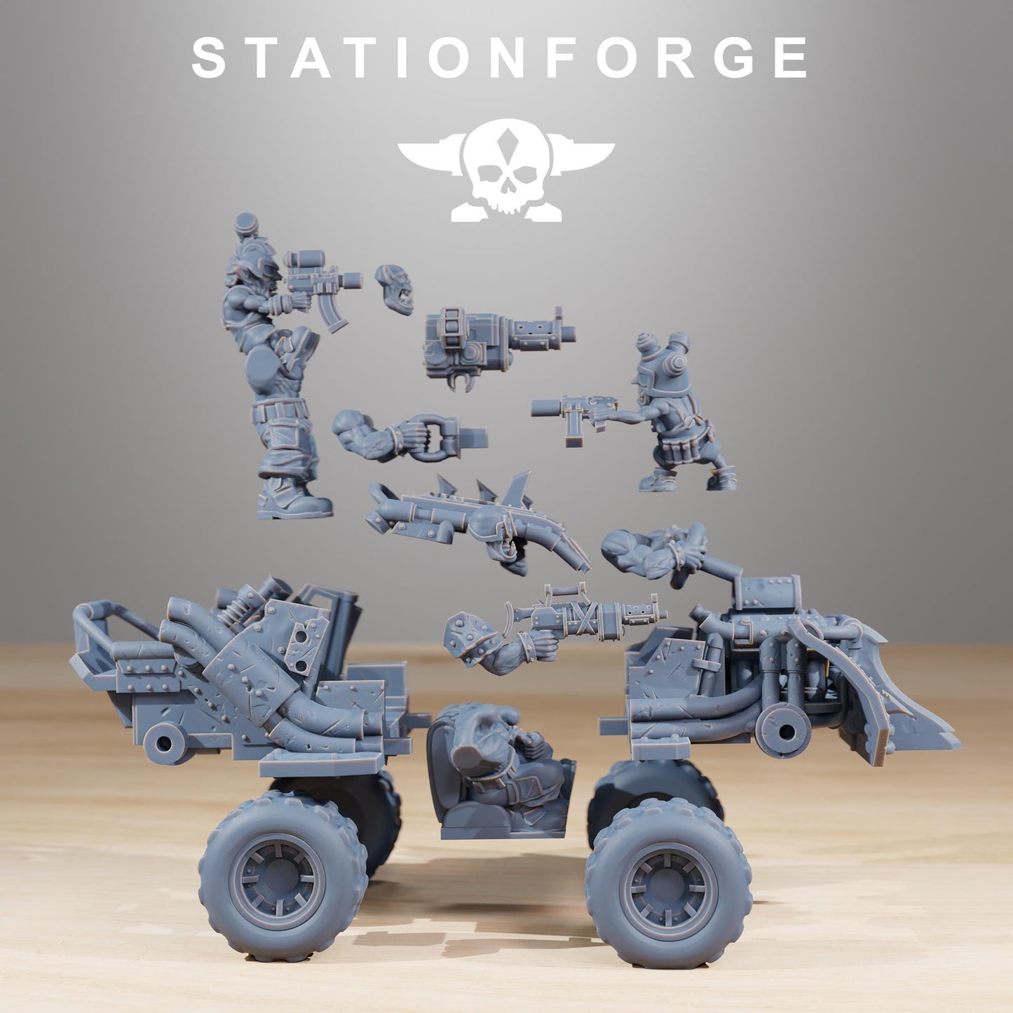 Station forge Orkaz Speedsters Proxy minitures Tabletop RPG Wargaming 3 to choose from
