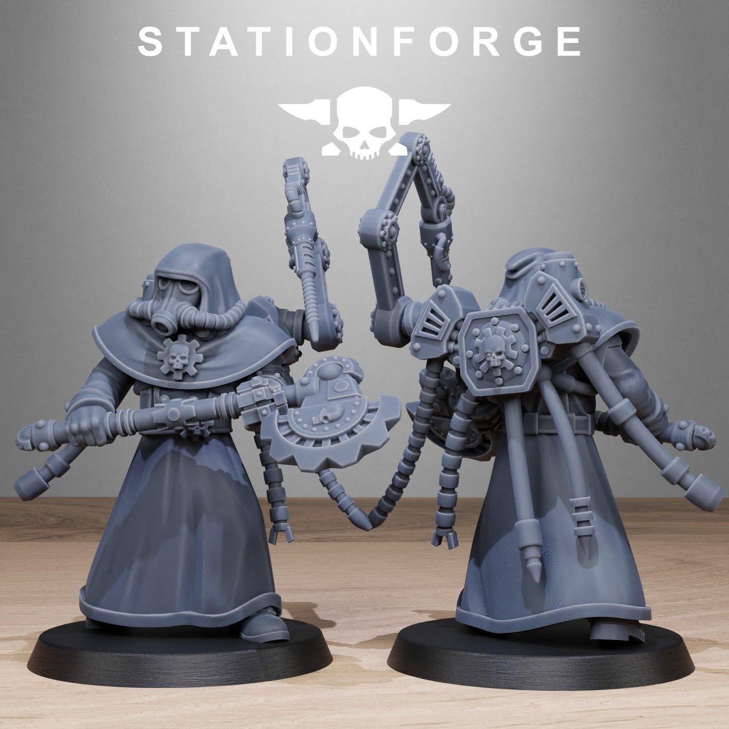 Station Forge GrimGuard Tech Engineers 3d printed proxie Wargames