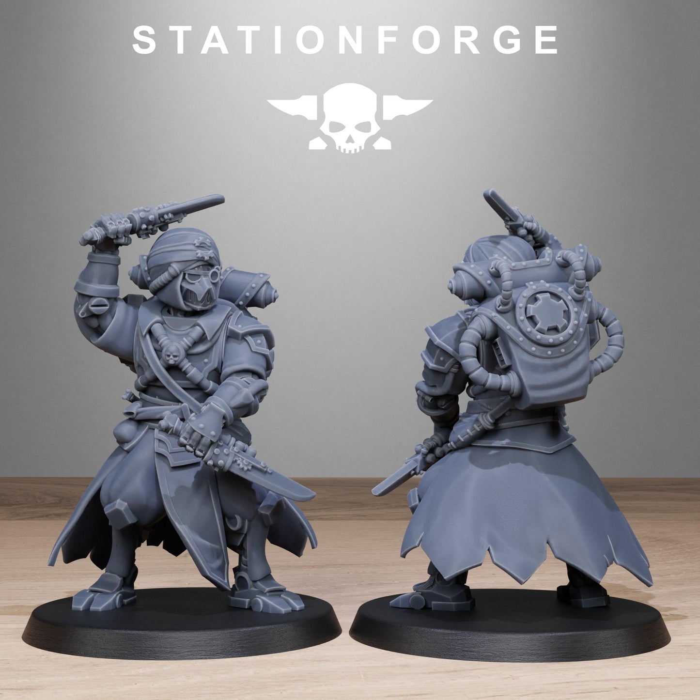Station Forge Scavenger_Scorchers Proxy minitures Tabletop RPG Wargaming