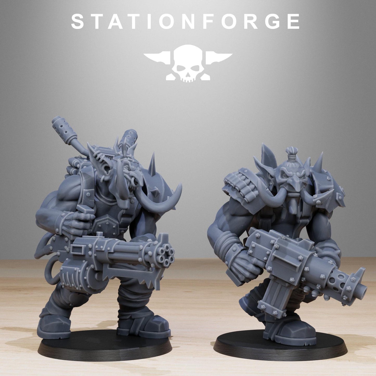 Station Forge Orkaz_trolls_ 3d printed proxie Wargames