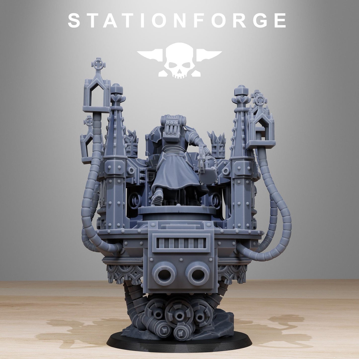 Station Forge Vodalites Pulpit 3d printed proxie Wargames