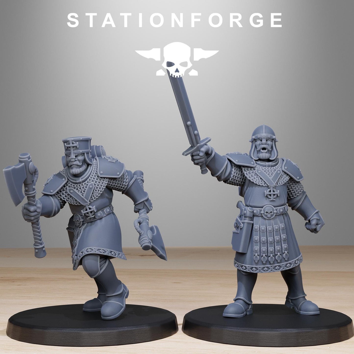 Station Forge Vodalites Melee 3d printed proxie Wargames