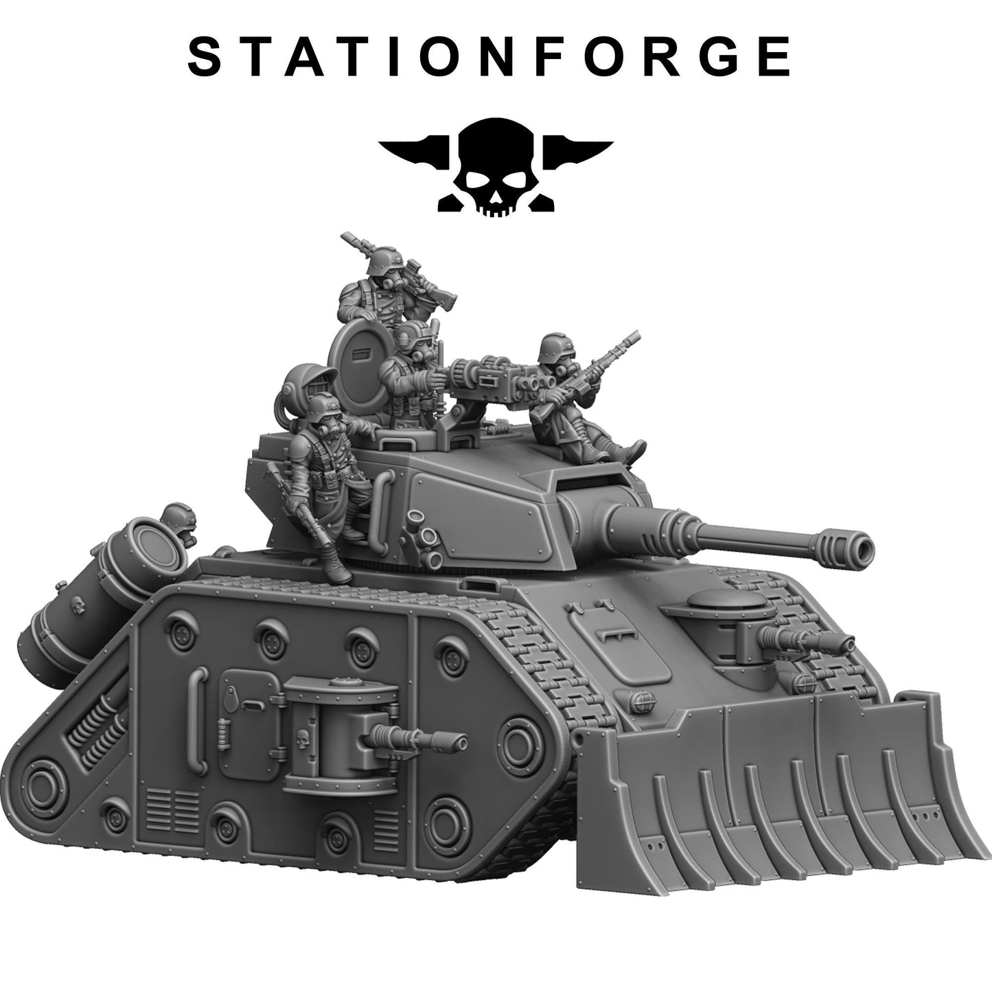 Station Forge GrimGuard Battle Tank 2.0 3d printed proxie Wargames