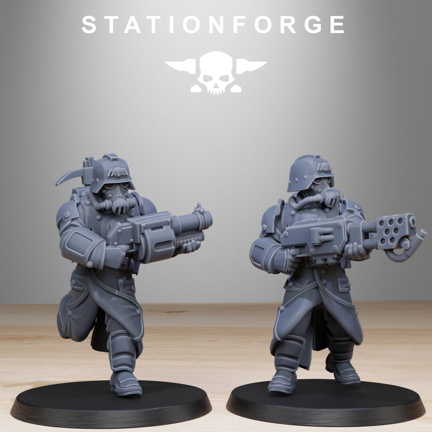 Station Forge Grimguard bombardiers 3d printed proxie Wargames