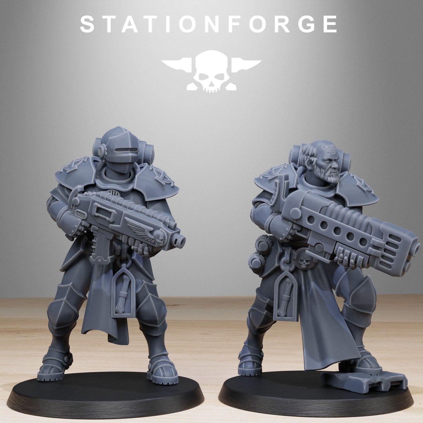 Station Forge Vodalites Brotherhood 3d printed proxie Wargames