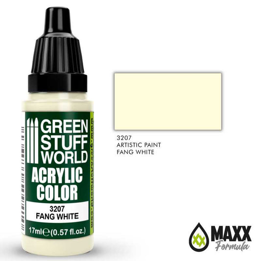 Green Stuff World Acrylic Color Paint - FANG WHITE 17ml