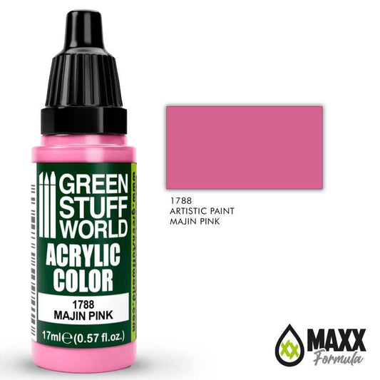 Green Stuff World Acrylic Color Paint - MAJIN PINK 17ml
