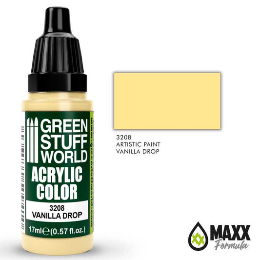 Green Stuff World Acrylic Color Paint - VANILLA DROP 17ml