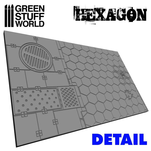 Green Stuff World Rolling Pin Hexagons