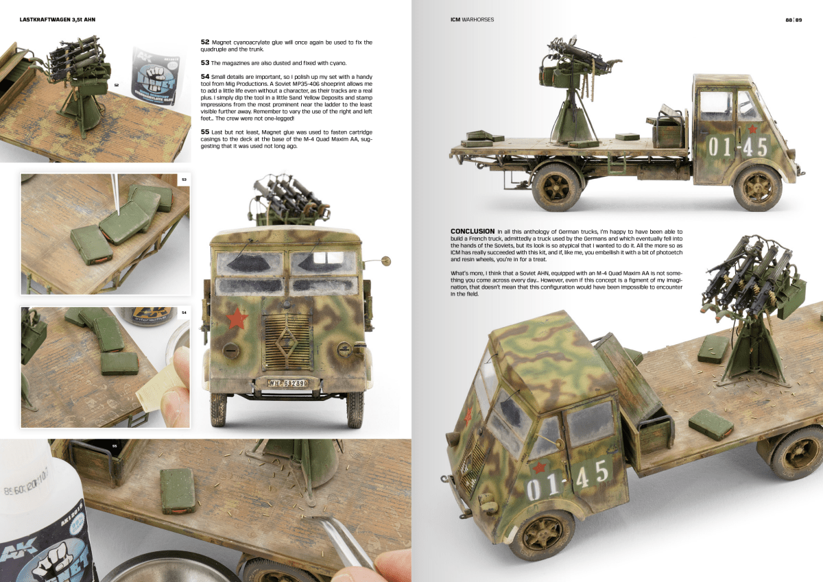 ICM - Warhorses: How to Paint & Weather WWII Trucks (AK130011)