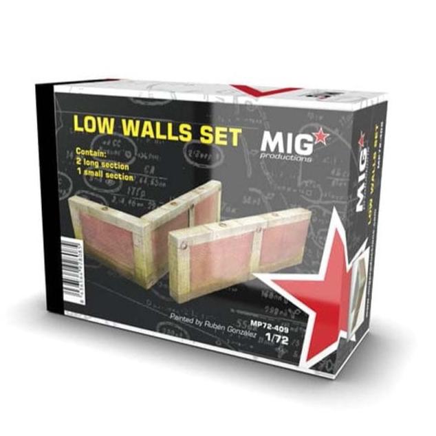 MIG Productions - Low Walls Set (MP72-409)