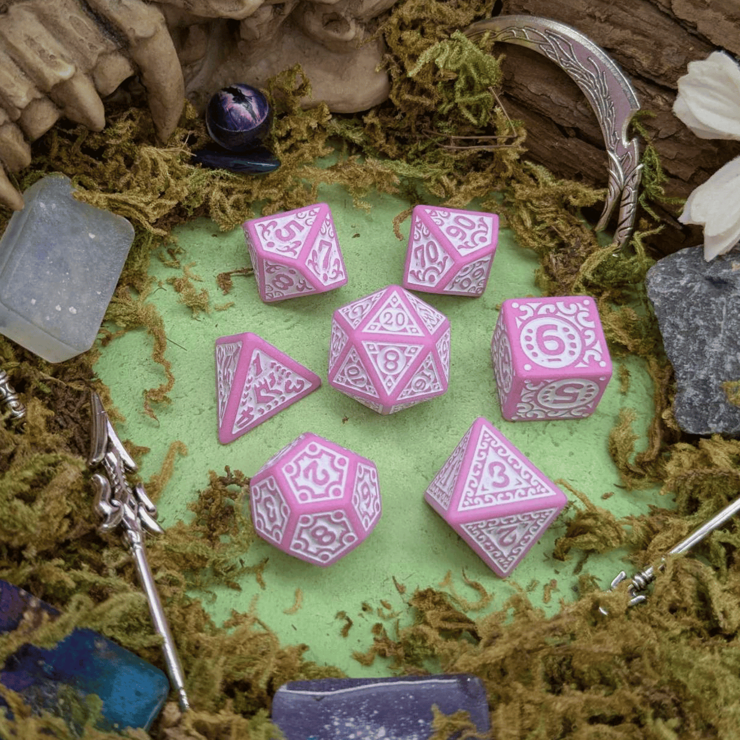 Ornate Fairy Dice Set