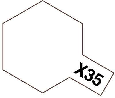 Tamiya Acrylic Paint Mini X-35 Semi Gloss Clear