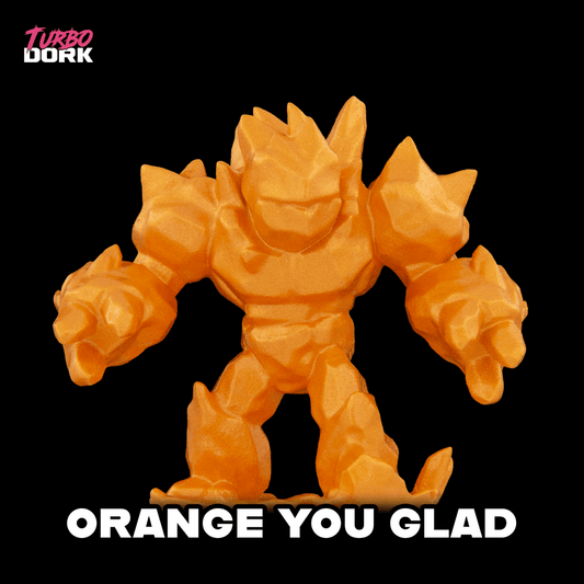Turbo Dork: Orange You Glad Metallic Acrylic Paint 22ml