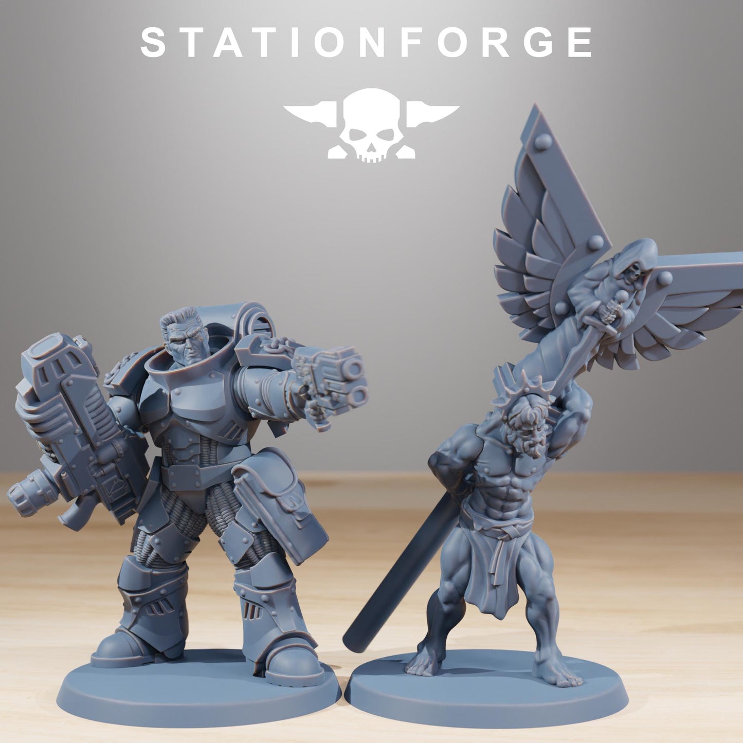 Station Forge Socratis Reinforcers unit 3d printed proxie Wargames / Marines