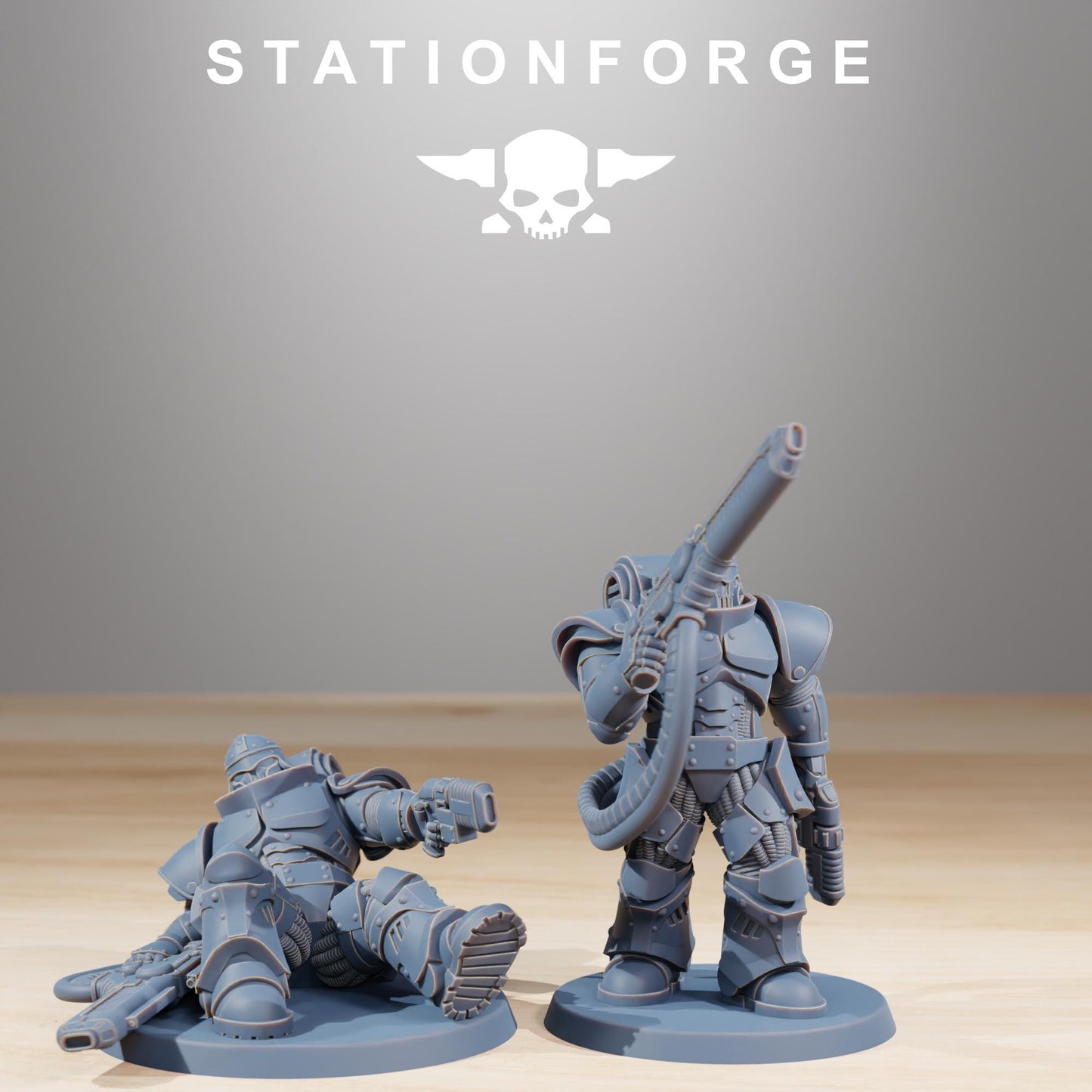 Station Forge Socratis Exterminators unit 3d printed proxie Wargames / Marines