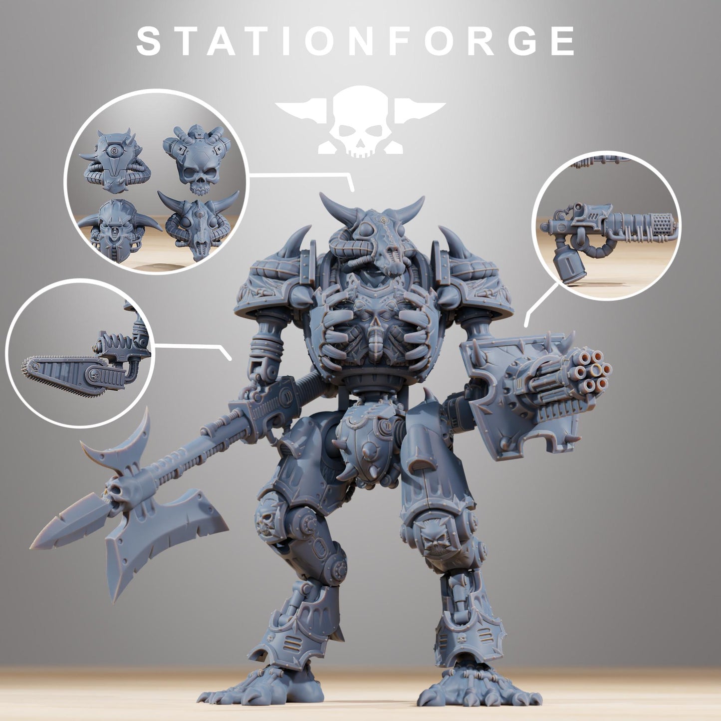 Station Forge Pythonicus Armageddon Proxy minitures Tabletop RPG Wargaming