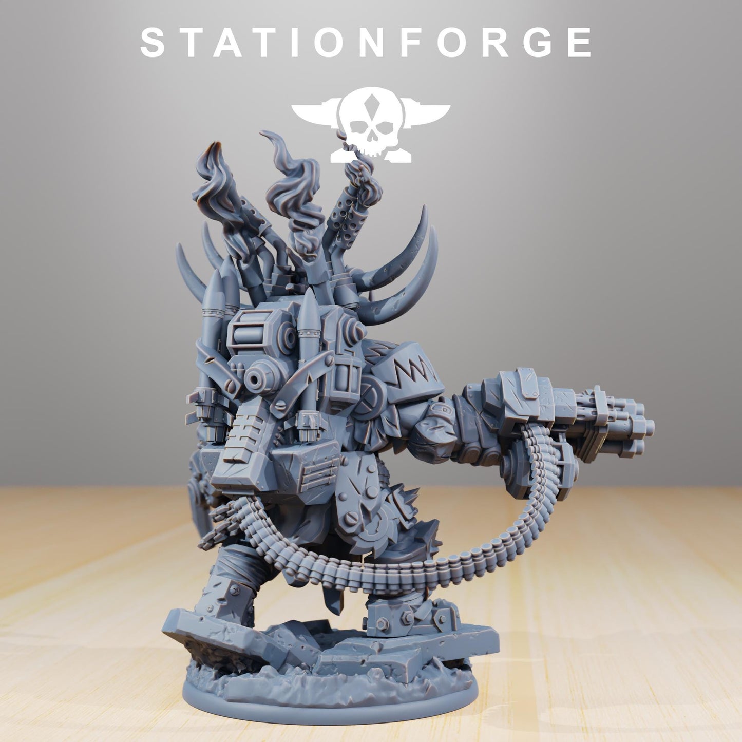 Station Forge Orkaz_Grand_Nutta v2 minitures  Tabletop RPG Wargaming custom weapon choice now available