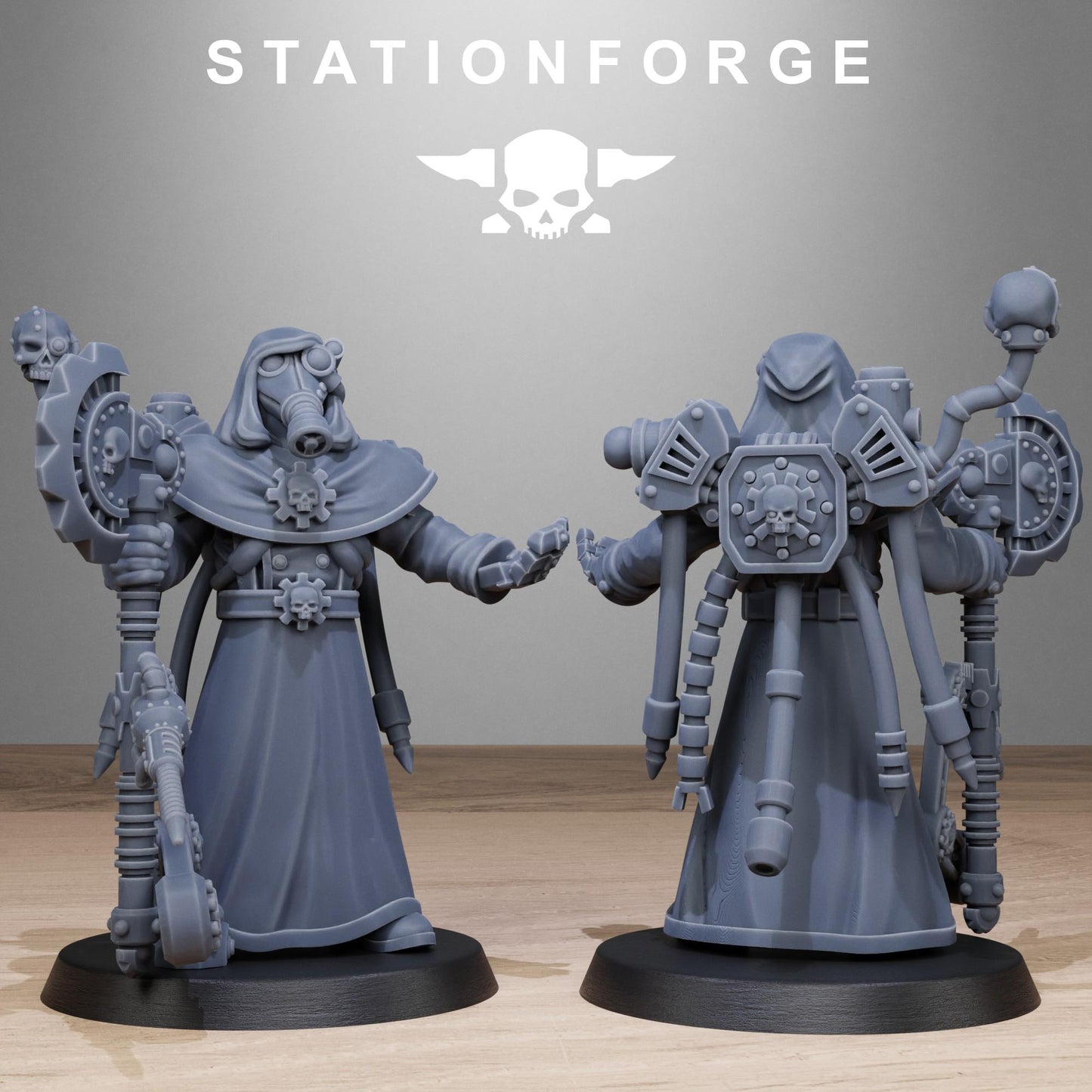 Station Forge GrimGuard Tech Engineers 3d printed proxie Wargames