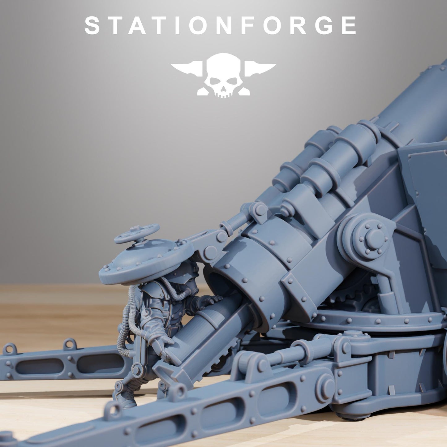 Station Forge GrimGuard Heavy Artillery  3d printed proxie Wargames