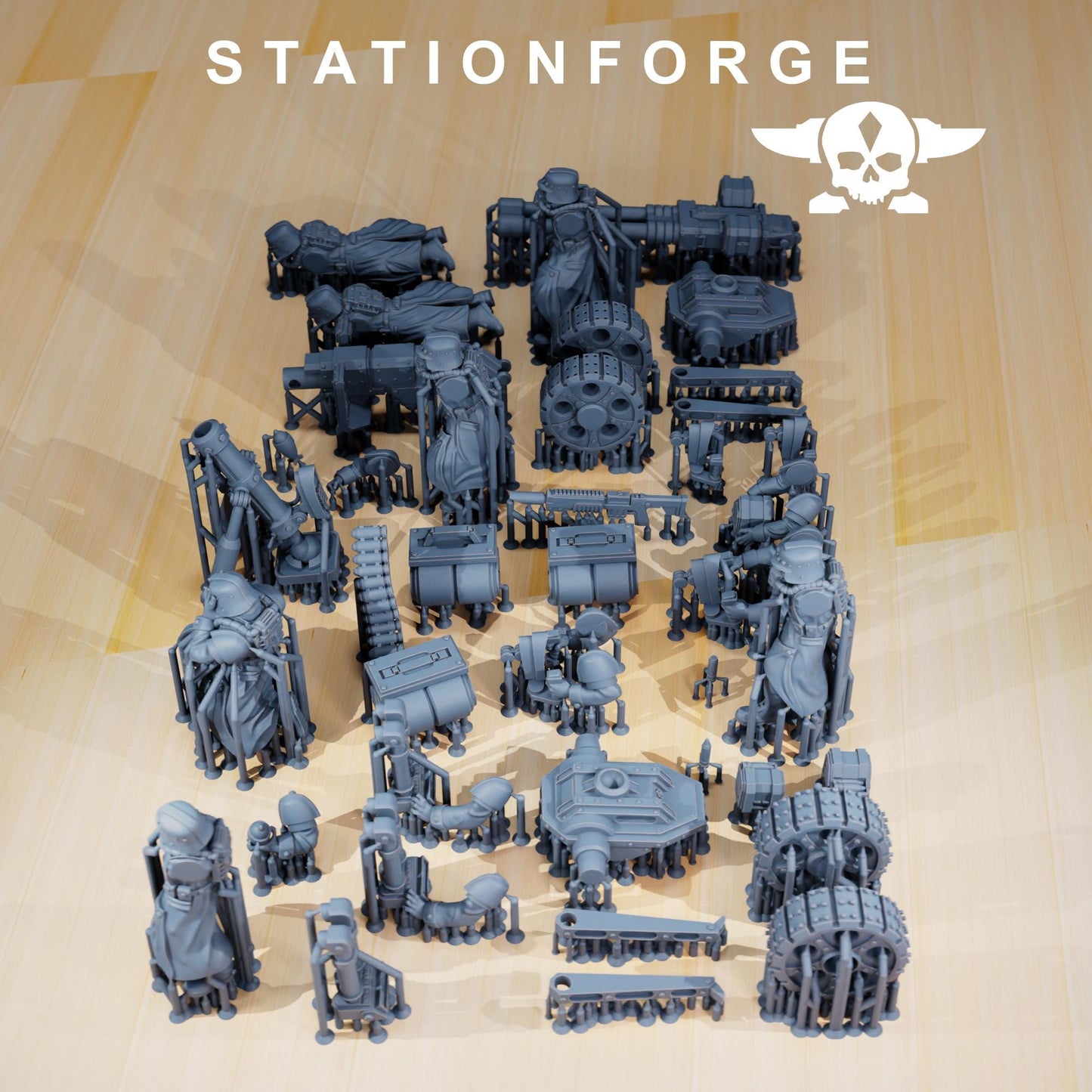 Station Forge GrimGuard Decimators 3d printed proxie Wargames big boys