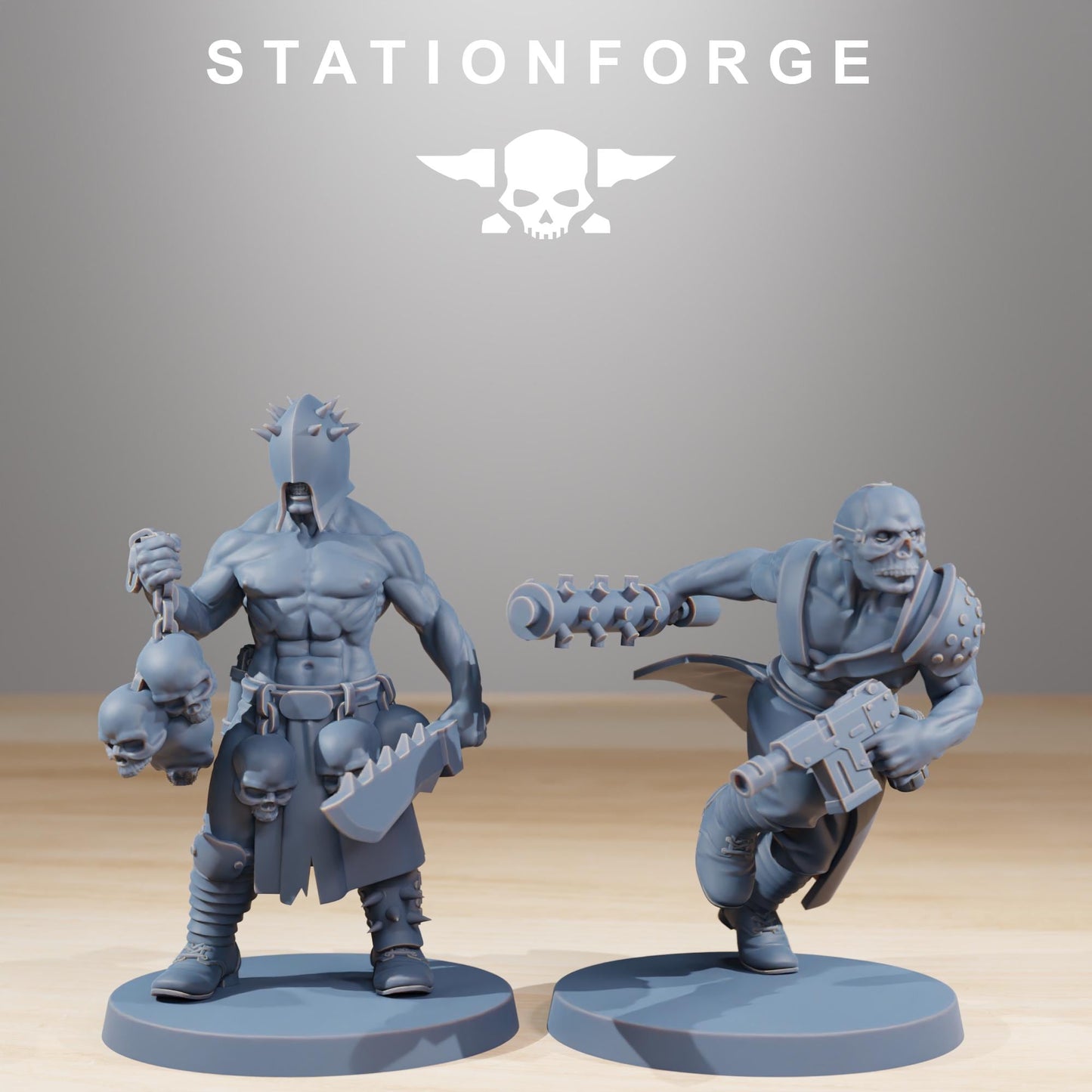 Station Forge Corrupted Guard Sectarians Team Proxy  minitures Tabletop RPG Wargaming