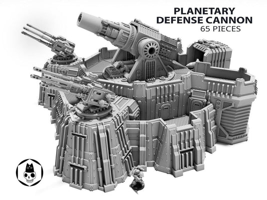 Planetary Defense Cannon Sci fi Structure Scenery Terrain 28/32mm  RPG Wargaming custom weapon choice now available
