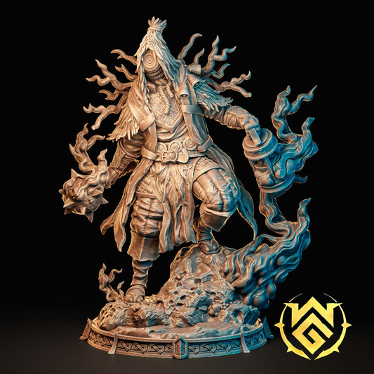 Pyromant Keeper designed by The Witchguild comes with base