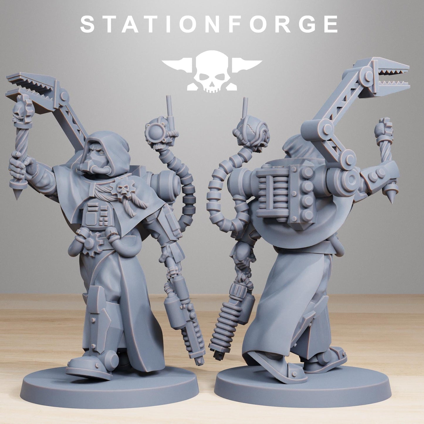 Station Forge Scavenger Vicars Proxy minitures Tabletop RPG Wargaming
