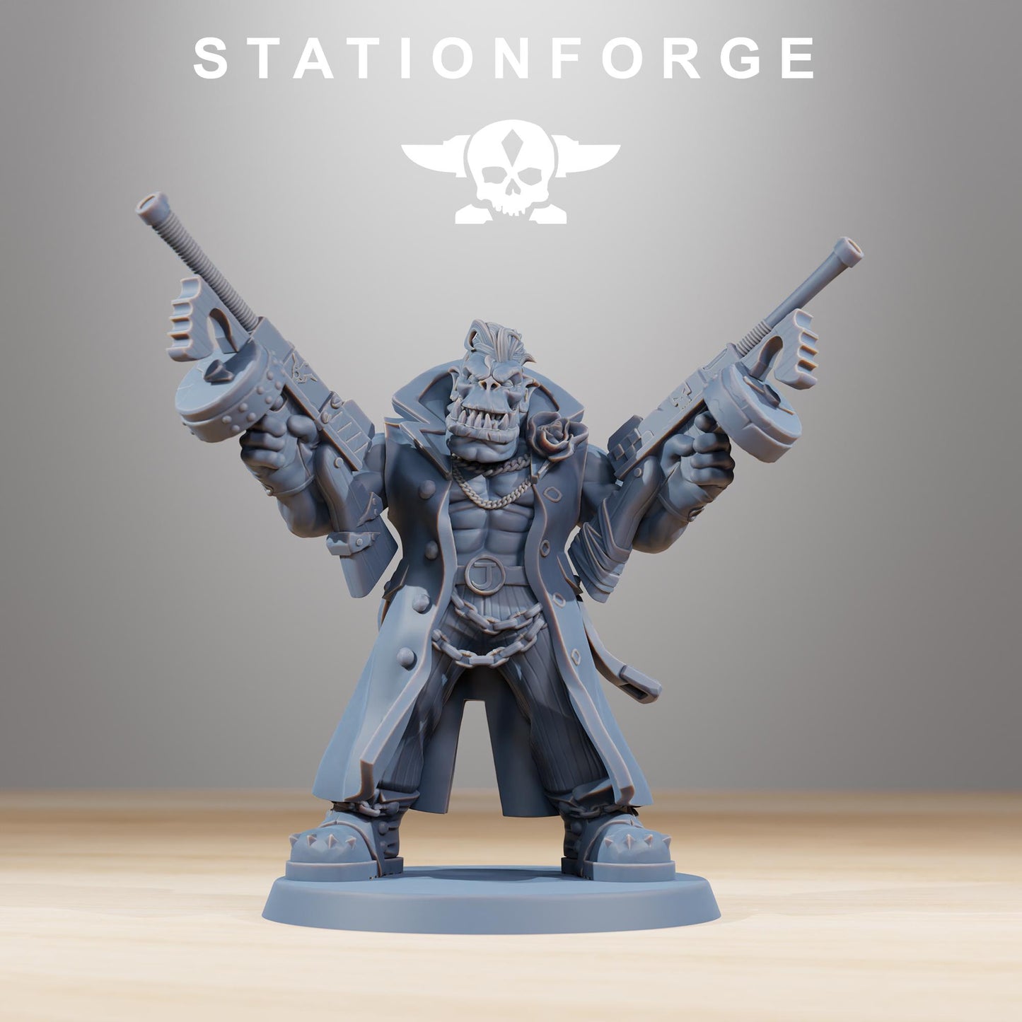 Station Forge Orkaz Mobsta minitures  Tabletop RPG Wargaming custom weapon choice now available