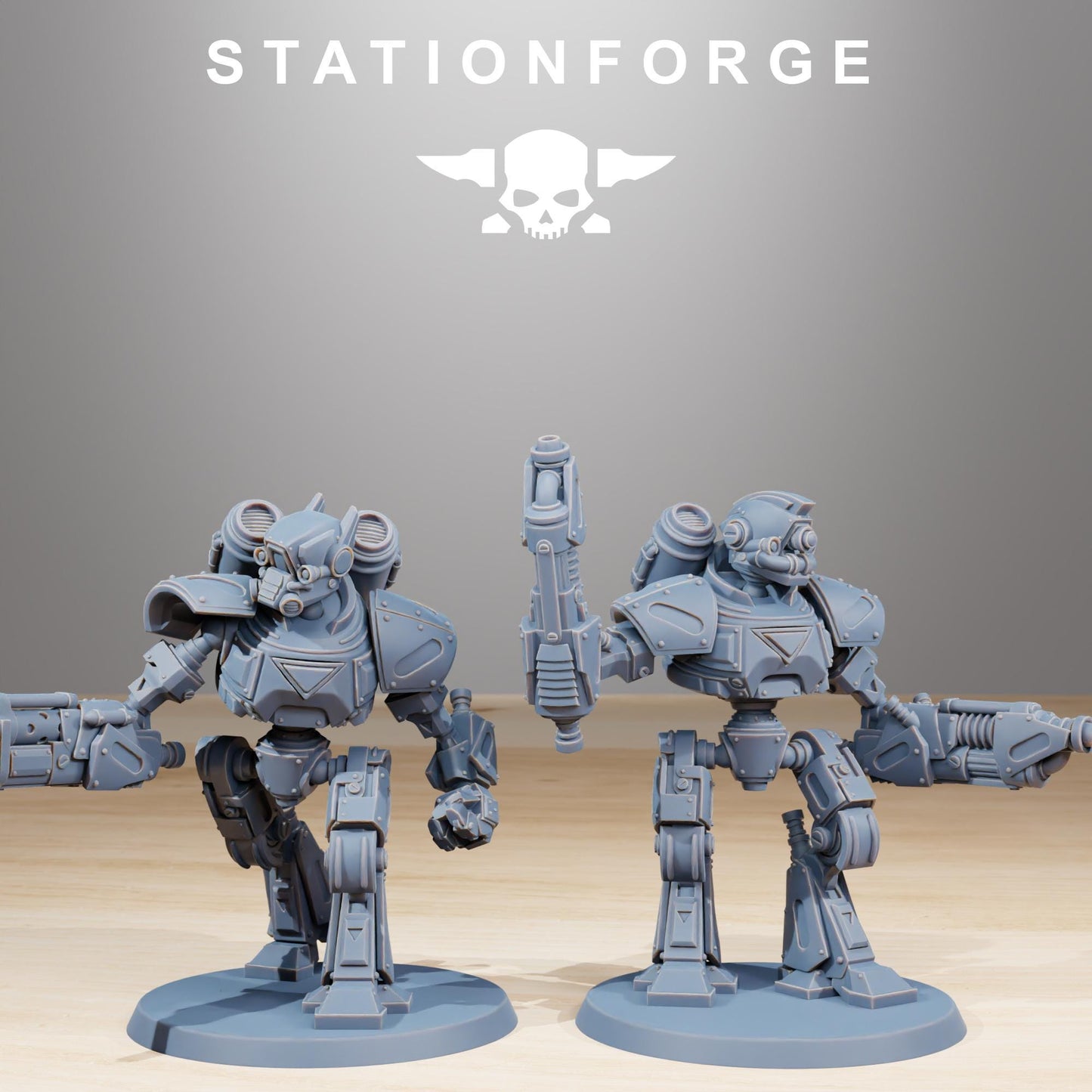 Station Forge Scavenger Mechanods Proxy minitures Tabletop RPG Wargaming