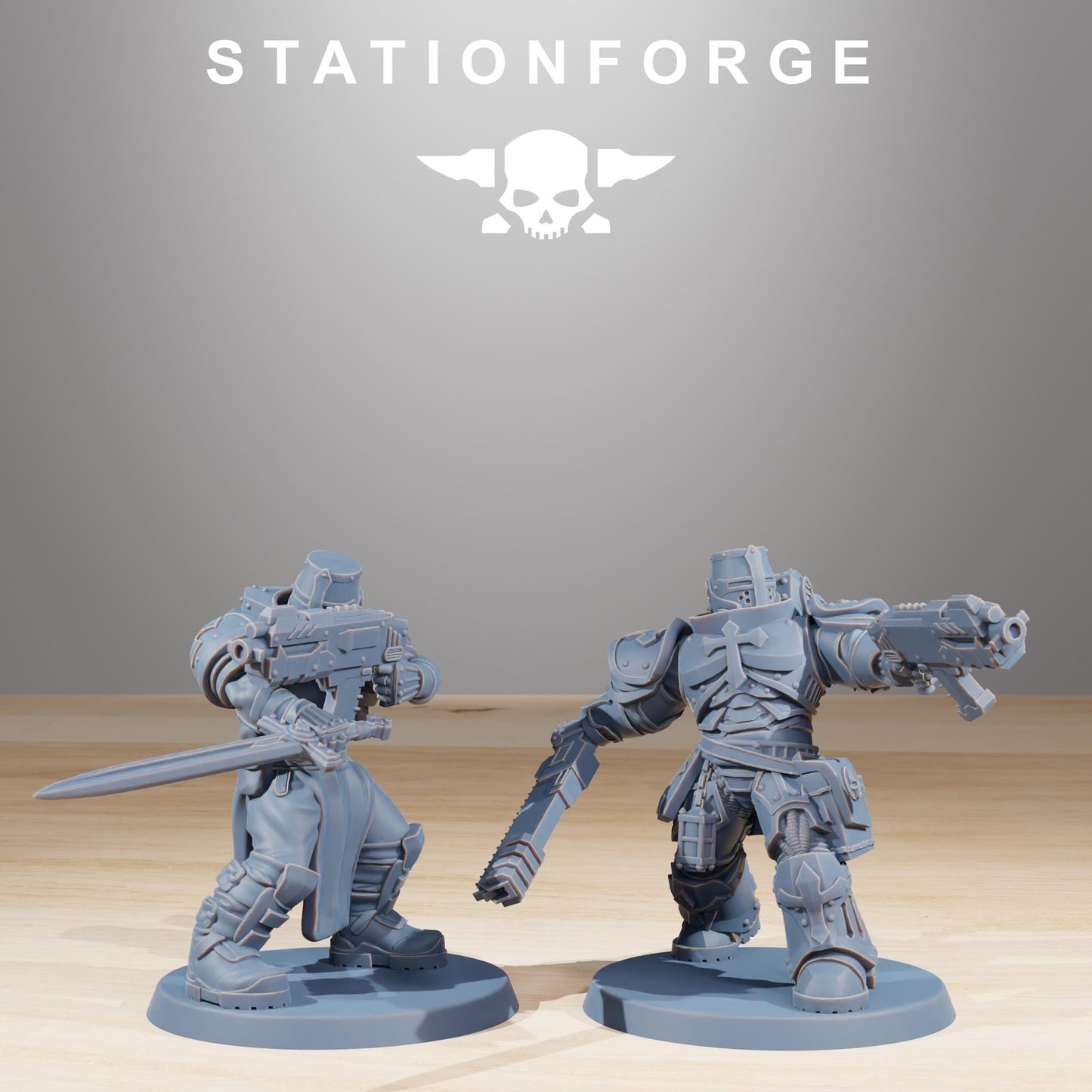 Station Forge Socratis Zealots unit 3d printed proxie Wargames / Marines