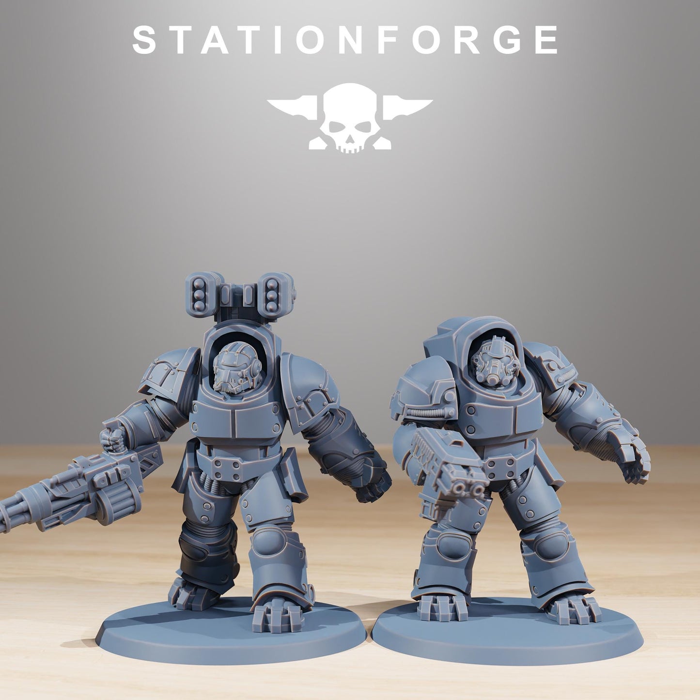 Station Forge Socratis Vanguard unit 3d printed proxie Wargames / Marines