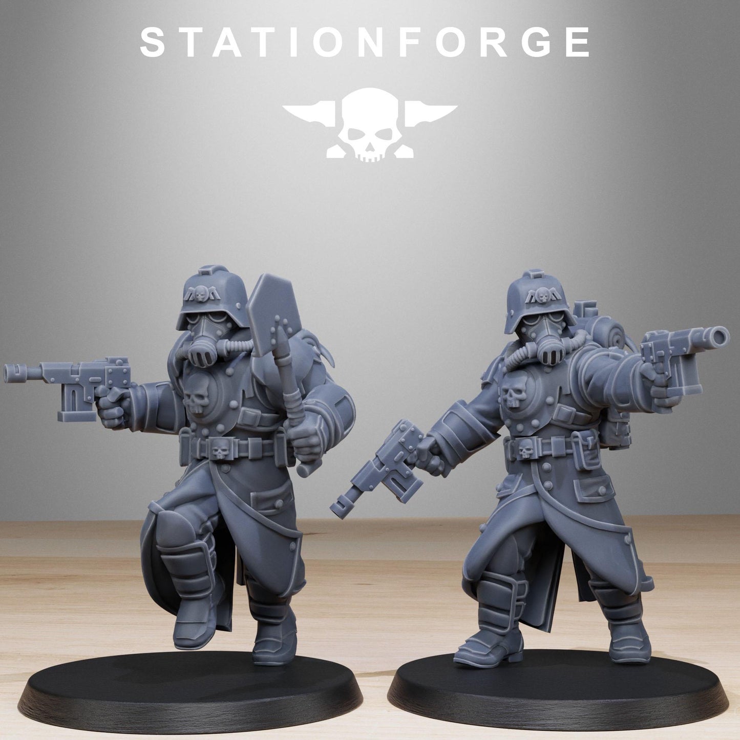 Station Forge Grimguard bombardiers 3d printed proxie Wargames