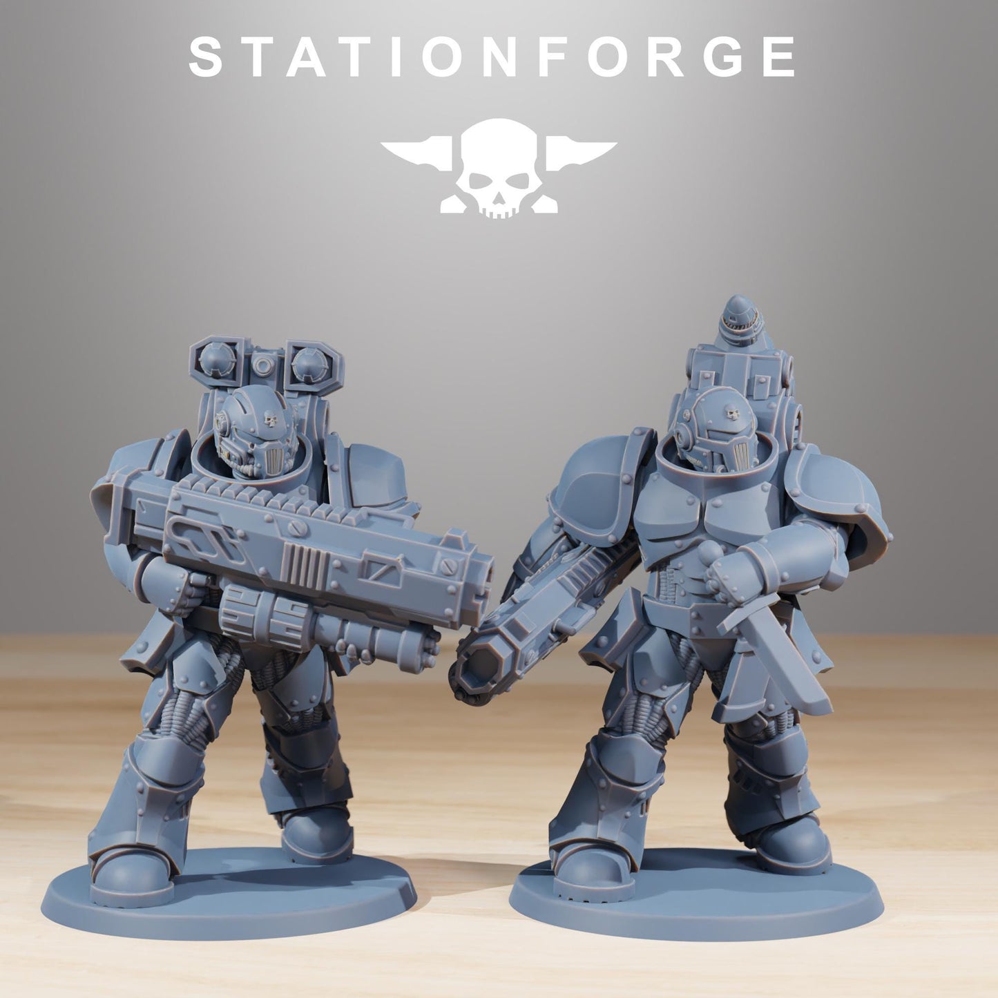Station Forge Socratis Ravagers unit 3d printed proxie Wargames / Marines