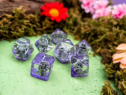 Purple Puppy Dice