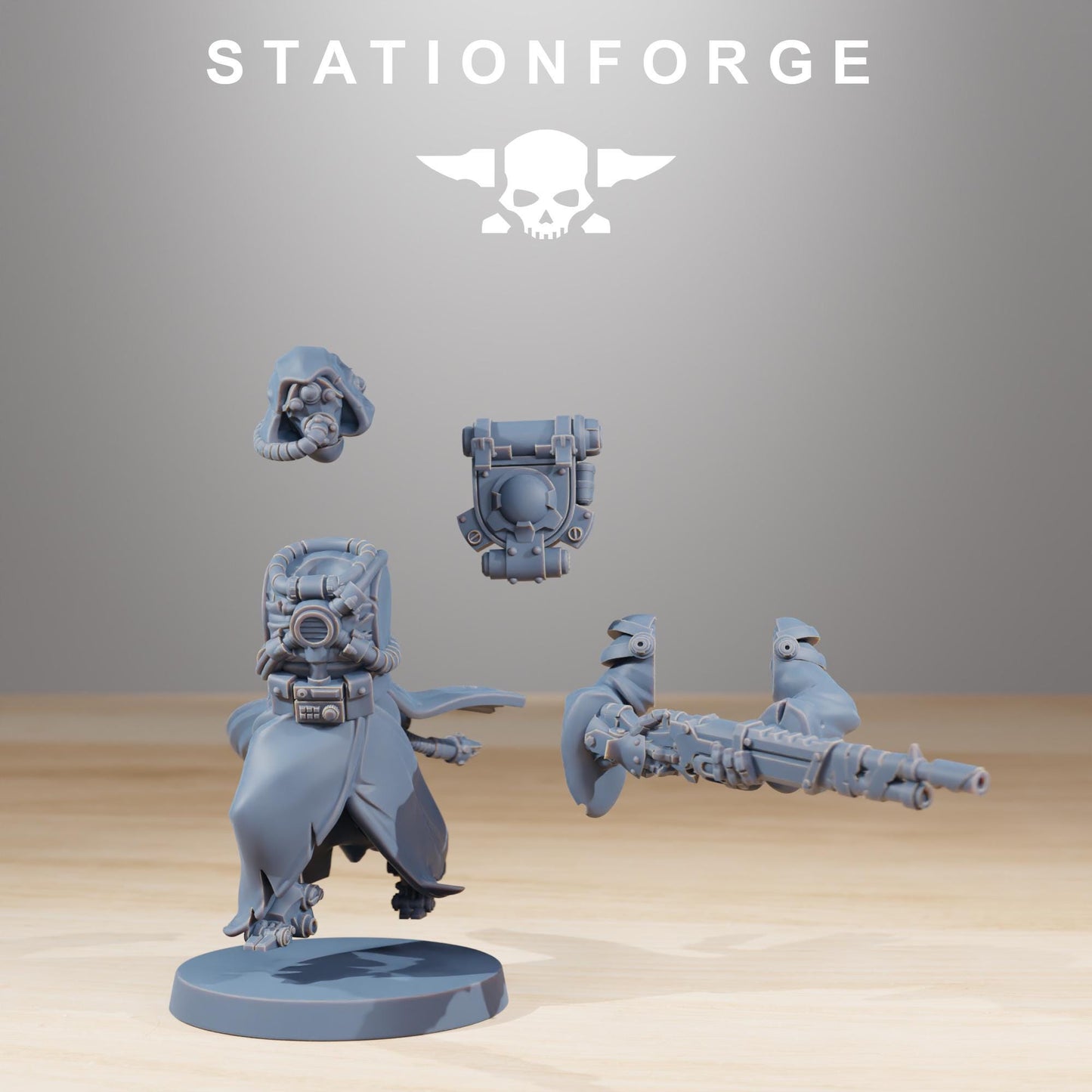 Station Forge Scavenger Hunters Team Proxy  minitures Tabletop RPG Wargaming