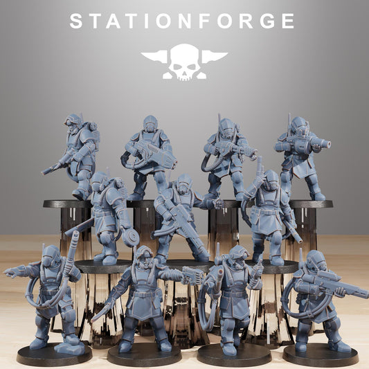 Station Forge RoyalGuard Commandos 3d printed proxie Wargames