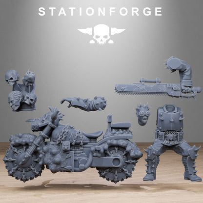 10 x Corrupted Guard Bikers Designed by Station Forge