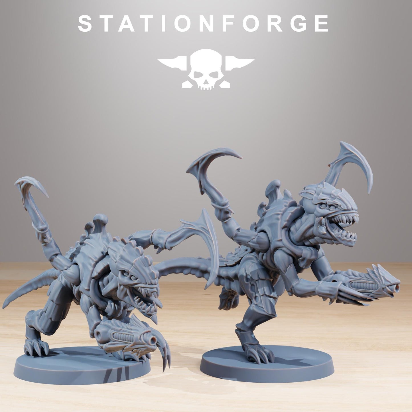 Station Forge Xenarid Infantry 2.0 Proxy minitures Tabletop RPG Wargaming