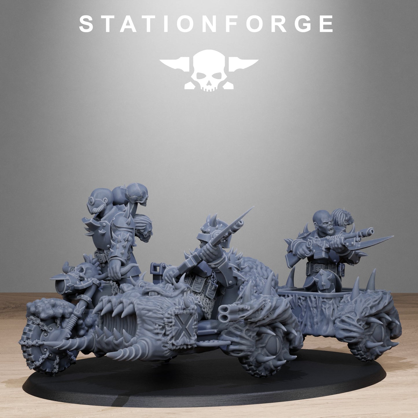 10 x Corrupted Guard Bikers Designed by Station Forge