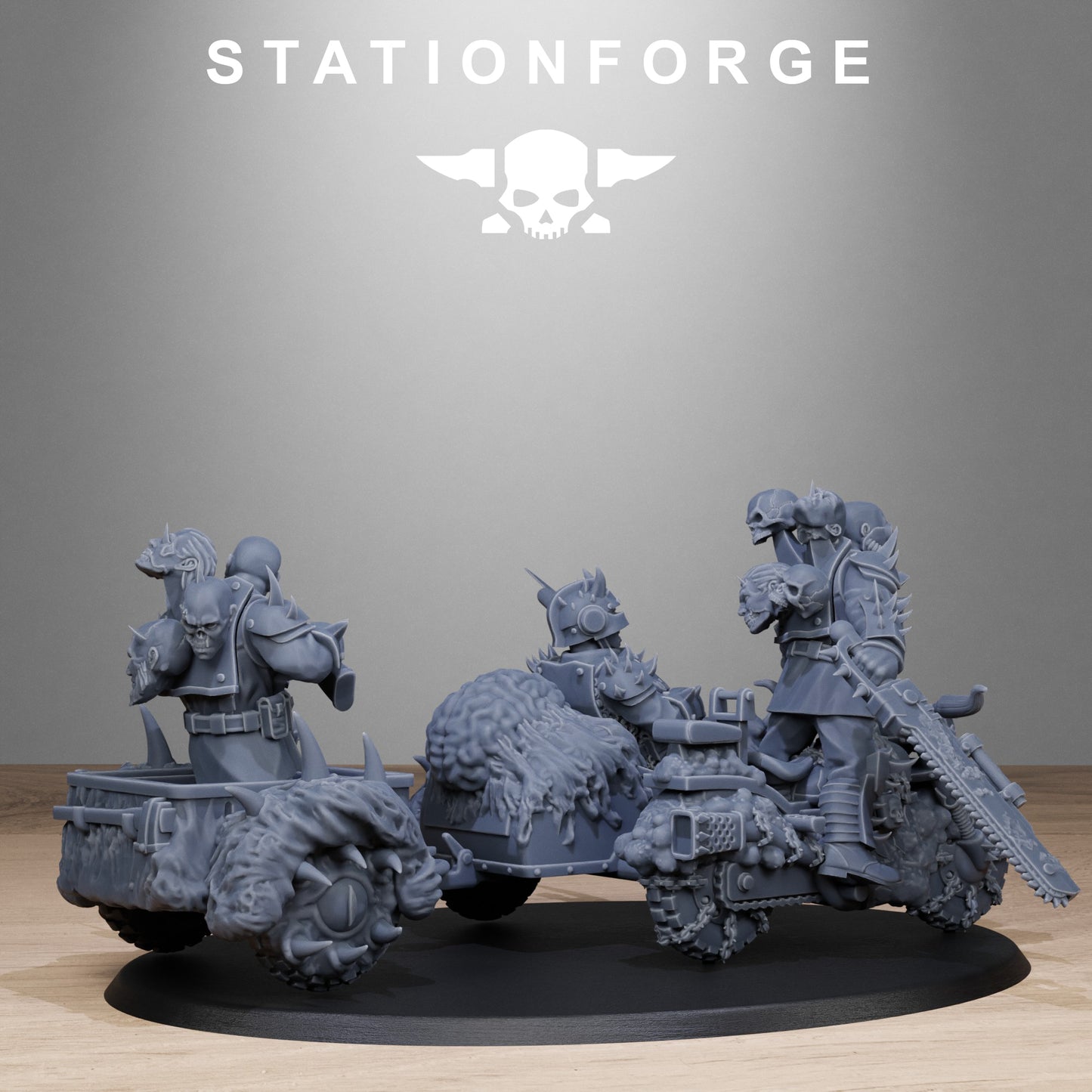 10 x Corrupted Guard Bikers Designed by Station Forge