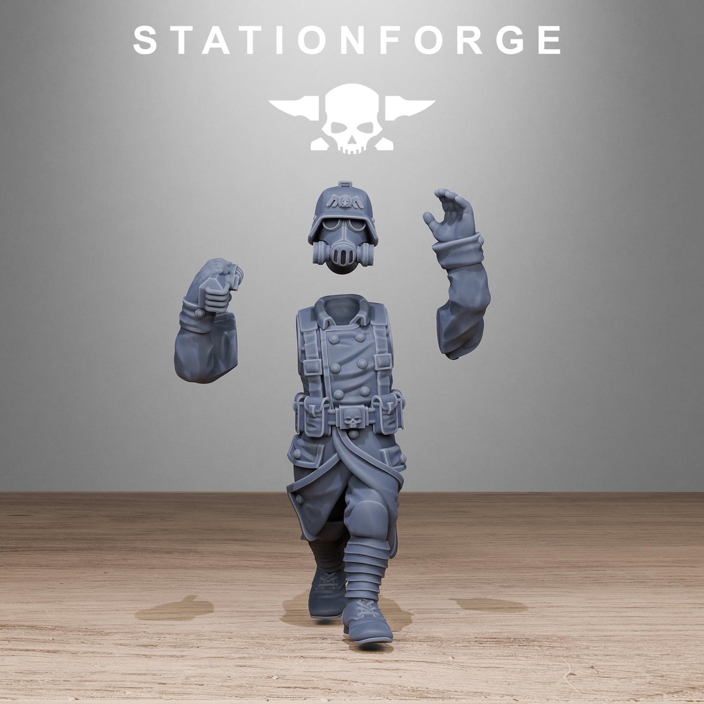 Station Forge GrimGuard Light Artillery  3d printed proxie Wargames
