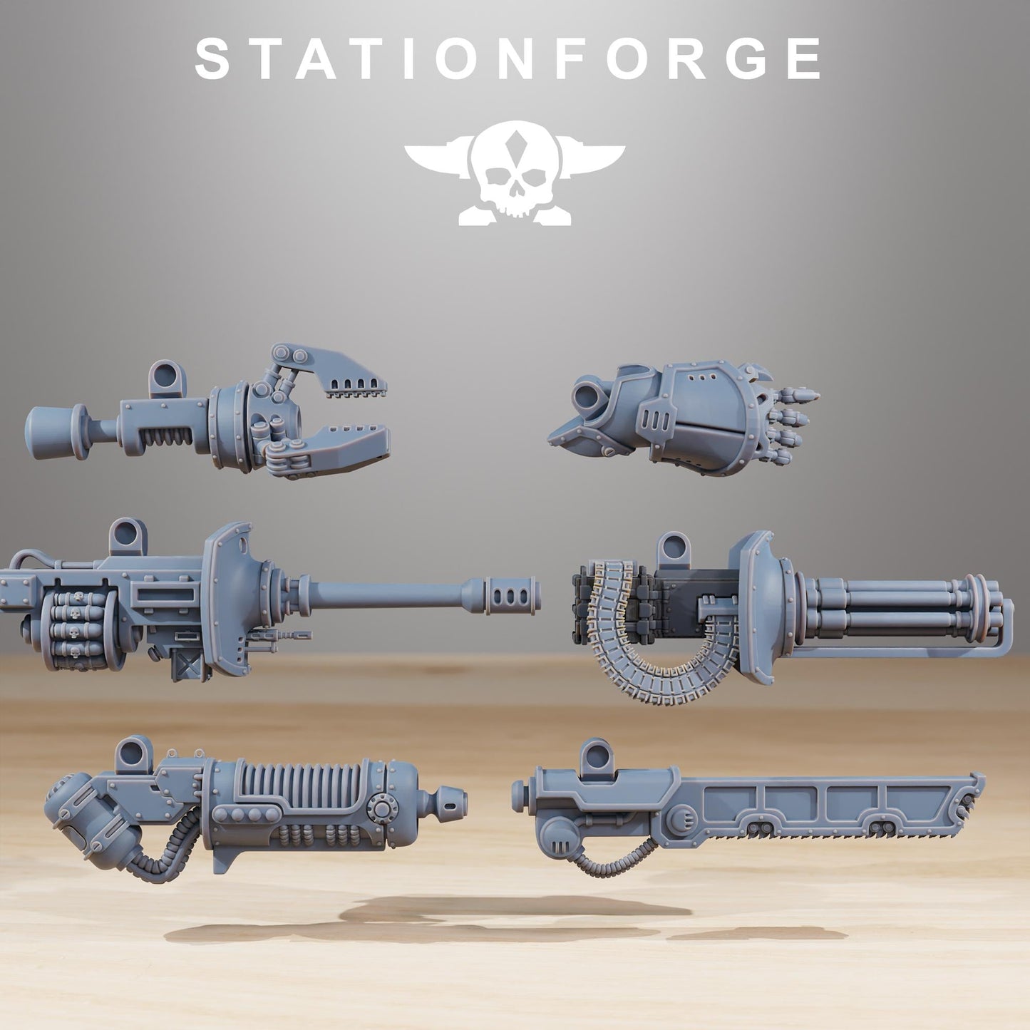 Station Forge  Scavenger Defender Mk2 big boy  printed in resin and sent in parts